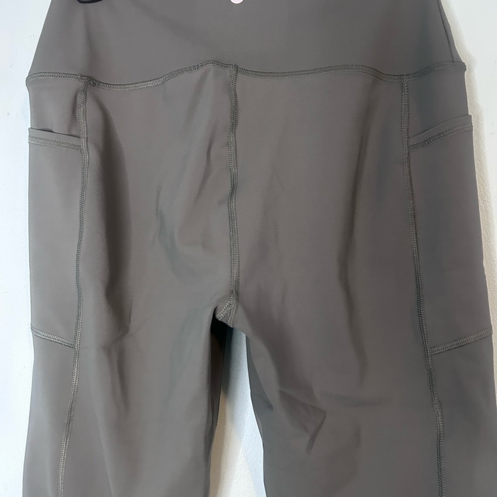 RBX Women's Gray/Green Workout Full Length Pant Leggings - Picture 2 of 6